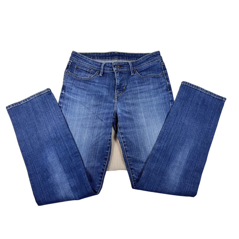 Levi’s Women’s Jeans Blue Bootcut Mid Rise Medium Wash Stretch Denim 29" Inseam